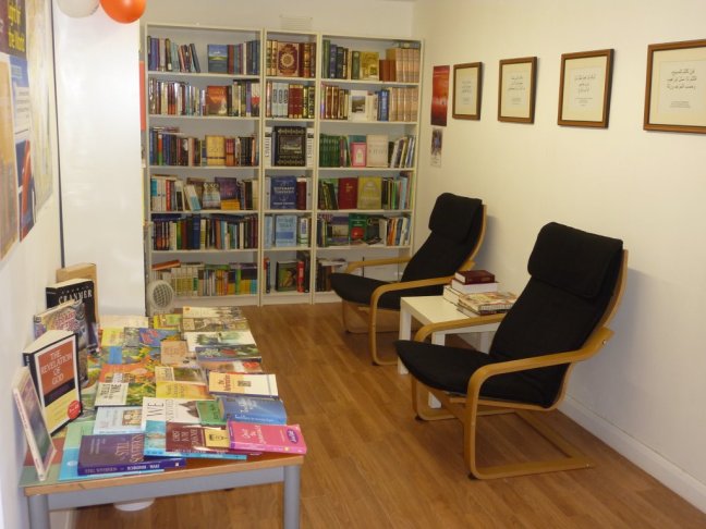 Downstairs reading space
